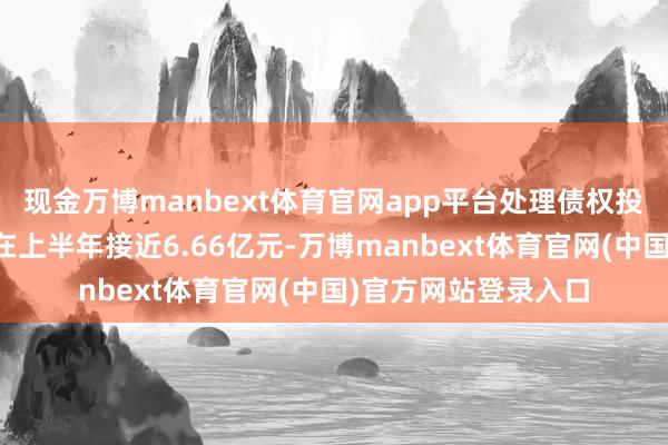 现金万博manbext体育官网app平台处理债权投资获取的投