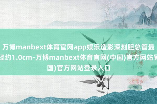 万博manbext体育官网app娱乐造影深刻胆总管最宽处直径